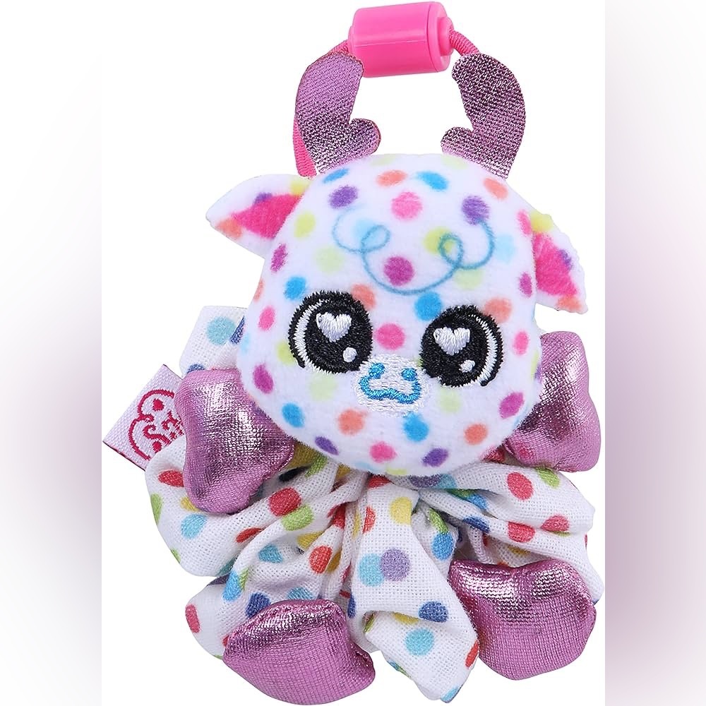 Scrunchmiez Series 1 Kiwie (Rare)Hair Scrunchie to Plush Friend & Backpack clip!